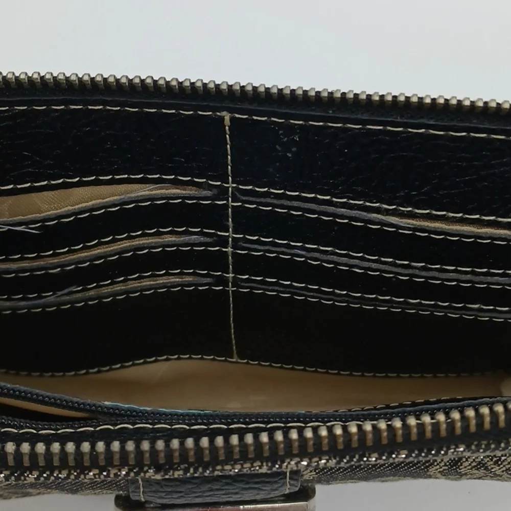 KATHY Van Zeeland Clutch Purse Gray Shimmer Studded Compartments Floral Bag
